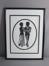 Vivian & Lenny's 1979 Personettes Personalized Silhouette Print