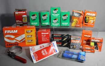 'Comprehensive Auto Maintenance Supplies Lot - Filters, Sensors, And More!'