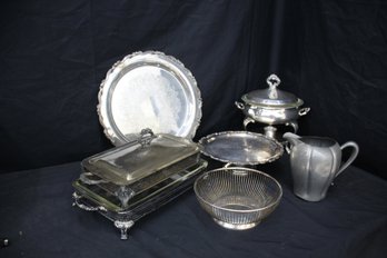 Group Lot Of Silver Plated