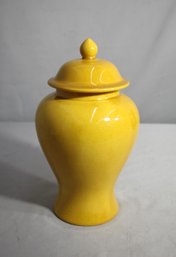 Imperial Yellow Ceramic Jar