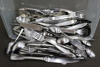 5 Of 5: Group Lot Of Stainless Steel Flatware