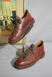 Vintage Polo Country Brown Leather Lace-Up Shoes - Size 6B