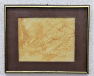 Original Abstract Painting By Mary T. Kingston, Framed
