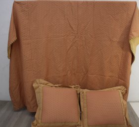 3pc  Full Size Blanket And Matching Pillows