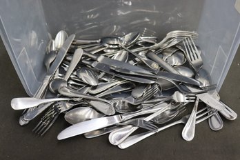 2 Of 5: Group Lot Of Stainless Steel Flatware