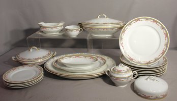 Vintage Czech Porcelain Partial Dinnerware Set