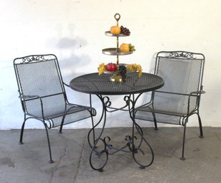 Vintage Wrought Iron Patio Set