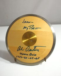 Autographed Memorabilia By Al Oerter- Thrower