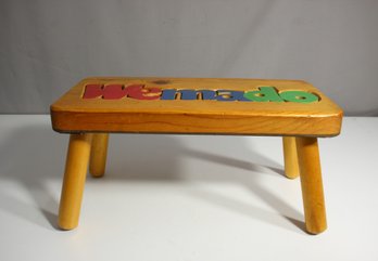 Customized Children's Wooden Stool