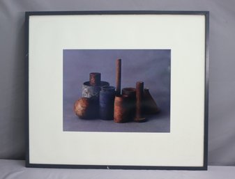 Framed Still Life (funnel & Ball) Photograph Print After John Gruen (Unsigned)