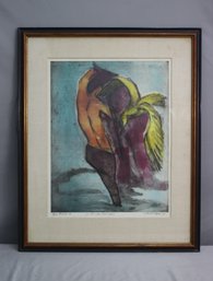 Signed Janet (ball)  Lithograph 1972