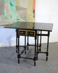 Drexel Heritage Chinoiserie Painted Gate Leg Table