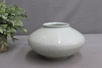 Round Gray Glaze Vase