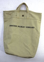 Boston Public Library Delivery Bag