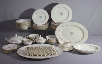 Dinner Set- Dorset Pattern Bone China Manufactured By Castleton -(61pcs)