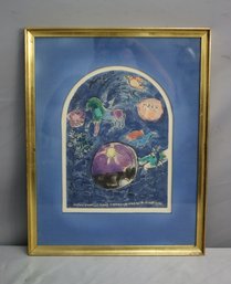 Framed Reproduction Print Of  The Tribe Of Simeon, 1964 By Marc Chagall