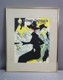 Toulouse-Lautrec, Divan Japonais -print