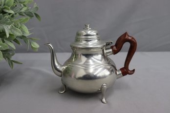 WILLIAMSBURG COLONIAL KIRK STIEFF PEWTER TEAPOT CW 180