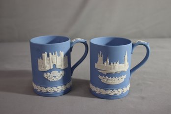 Pair Of 2 Wedgwood Jasperware - Mugs