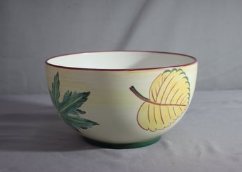 Hand Painted Stoneware 11' Bowl