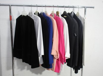 Rack B--- Assorted Lot Of Ladies Dress Jackets - Various Sizes