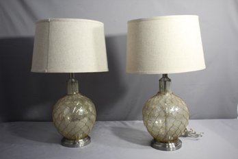 Pair Of Decorative  Modern Lamps