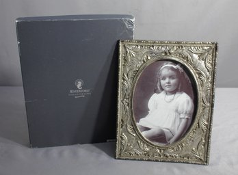 Vintage Waterford Silver-Plated Photo Frame