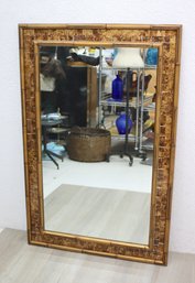 Vintage Faux Bamboo Frame Mirror