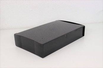 MCM Black SKS Jewelry Box Organizer    Bi-level With Two Removable Grid Trays