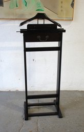 Brown Valet Stand With Drawer