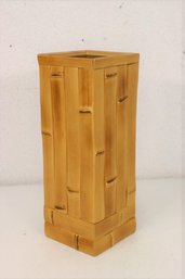 Bamboo Slat Vase