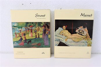 H- Manet Monograph And Seurat Monograph Published By Abrams The Library Of Great Painters