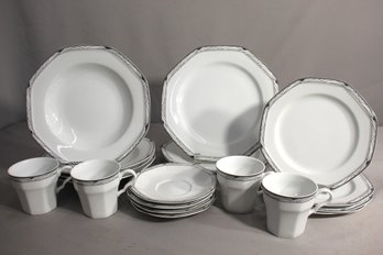 19-Piece Studio Nova 'Synthesis' Dinnerware Set