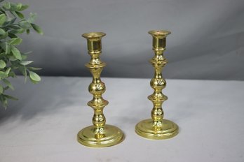 Pair Of Baldwin Brass Candlesticks