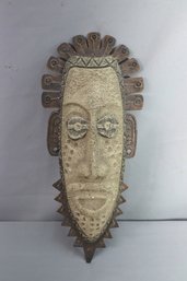 Philippines Souvenir Mixed Metal Tribal Mask