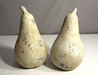 Pair Of 10' Tall Decorative Pears