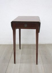 Vintage Inlaid  Mahogany Pembroke Table