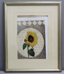 Sunflower Print -Framed
