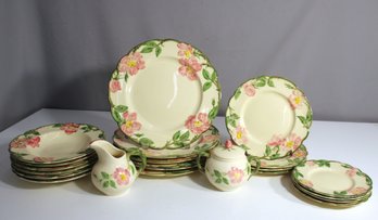 Partial  Set Of  Franciscan Desert Rose Set