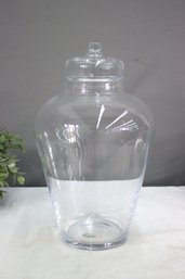 Large Pasabache Glass Decorative Lidded Canister