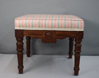 Empire -style Upholstered Stool/ottoman