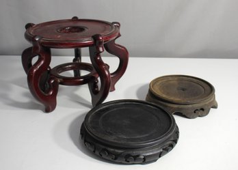 Group Of Oriental Stand Base