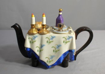 Unique Shabbat Table Setting Teapot