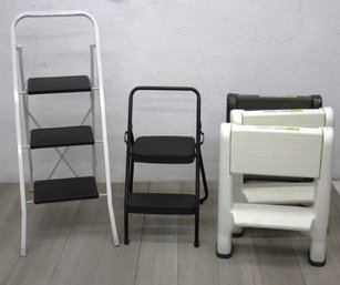 Group Lot Of Step Stools