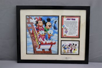 Disneys Mickey & Minnie Play Time Framed Print