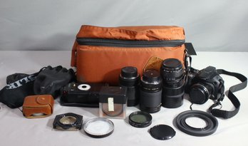 Canon SX20 HS Camera, Number Of Lenses And Accessories, Amd Camera Bag