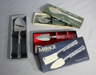 Vintage Cheese Knife And Utensil Collection - Various Brands