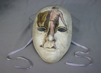 Hand Crafted Venetian/Mardi Gras 'pantalone' Decorative Mask