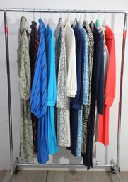 Rack F--Group Lot Of Vintage Long Sleeve Dresses -size Range