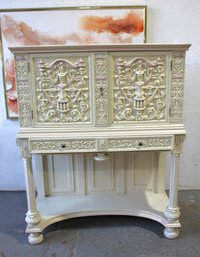 White French Carved Cabinet